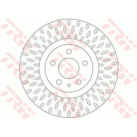 TRW Bremsscheibe Vorderachse DF6522 TRW Bremsscheibe Vorderachse DF6522