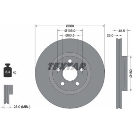 Bremsscheibe 92326003 Bremsscheibe 92326003