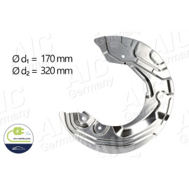 BREMSANKERBLECH V L ALU D:320 55738