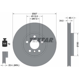 Bremsscheibe 92347205 Bremsscheibe 92347205