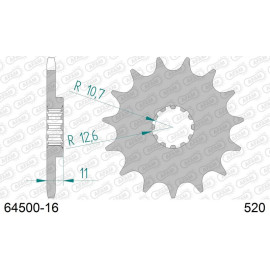AFAM Ritzel 16 Zähne 64500-16