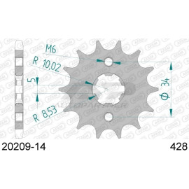 AFAM Ritzel 14 Zähne 20209-14