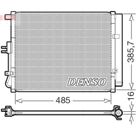 DENSO Kondensator, Klimaanlage DCN43007
