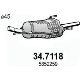 ASSO Endschalldämpfer 34.7118