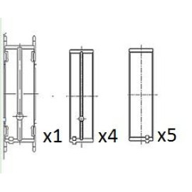 FAI AutoParts Kurbelwellenlager BM1010-STD