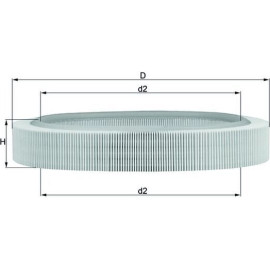 MAHLE Luftfilter LX 58 MAHLE Luftfilter LX 58