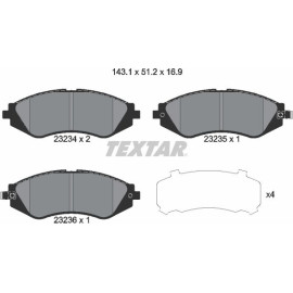 Textar Bremsbelagsatz 2323401 Textar Bremsbelagsatz 2323401