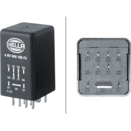 HELLA Steuergerät, Glühzeit 4RV 008 188-721