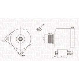 MAGNETI MARELLI Generator 063731860010