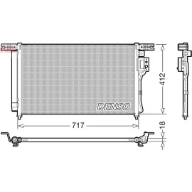 DENSO Kondensator, Klimaanlage DCN41008