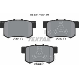 Bremsbelagsatz Honda T. Crv 02 2423101
