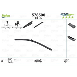 578500 Valeo HydroConnect Front LHD 578500 - 35 cm 578500 Valeo HydroConnect Front LHD 578500 - 35 cm