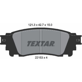 Bremsbelagsatz Lexus T. Nx 2.0-2.5 14 2215301
