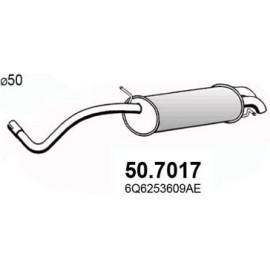 ASSO Endschalldämpfer 50.7017 ASSO Endschalldämpfer 50.7017