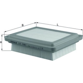 MAHLE Luftfilter LX 1061 MAHLE Luftfilter LX 1061
