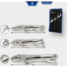 KS TOOLS Feststellzangen-Satz BT065003