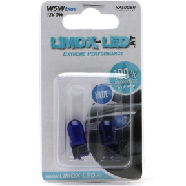 2 Stück Halogen Lampen T10 W5W W2,1x9,5d Blau 5 Watt Super White