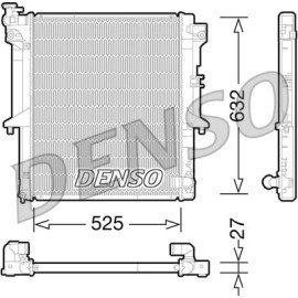 DENSO Klimaanlagenkühler DCN51005