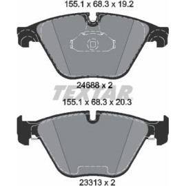 Bremsbelagsatz Bmw P. F10 10- 525-535 2468801