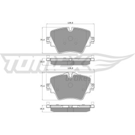 TOMEX brakes Bremsbelagsatz, Scheibenbremse TX 18-43