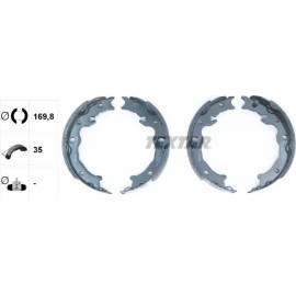 Handbremsbacken Subaru Impreza 12 91080500