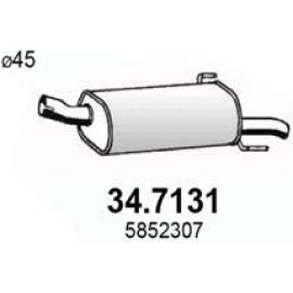 ASSO Endschalldämpfer 34.7131 ASSO Endschalldämpfer 34.7131
