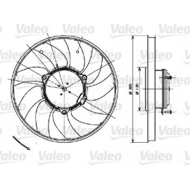 Lüfter Motorkühlung 696083