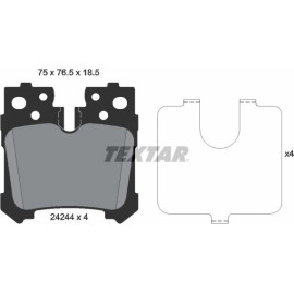 Bremsbelagsatz Lexus T. Ls 06 2424401