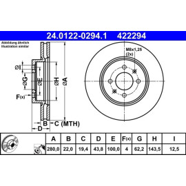 Bremsscheibe 24.0122-0294.1
