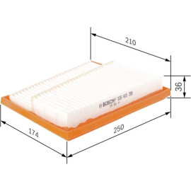 Luftfilter F 026 400 388