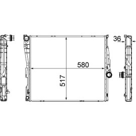 KÜHLER, MOTORKÜHLUNG CR1393000S