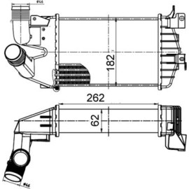 MAHLE Ladeluftkühler CI 510 000S