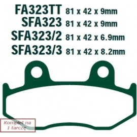 EBC Bremsklötze FA323R