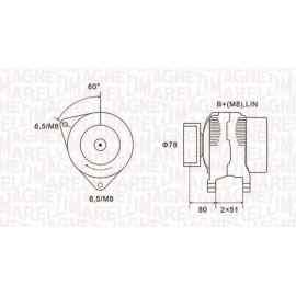 MAGNETI MARELLI Generator 063731919010