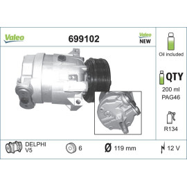 Kompressor, Klimaanlage 699102