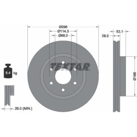 Bremsscheibe 92285803
