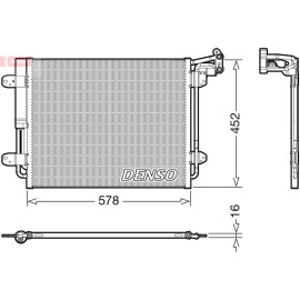 DENSO Kondensator, Klimaanlage DCN32067
