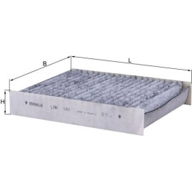 MAHLE Filter, Innenraumluft LAK 141