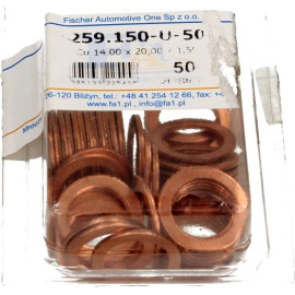 Kupferscheiben 14X20X1,5mm 50St 259.150-U-50