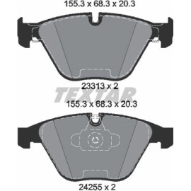 Bremsbelagsatz Bmw P. E90 320-325/E84 X1 07 2331301
