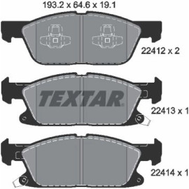 Bremsbelagsatz Ford P. Galaxy/S-Max 1.5-2.0 15 2241201