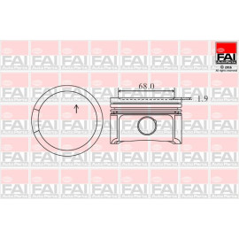 FAI AutoParts Kolben PK2-050