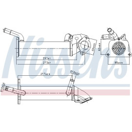 Nissens AGR-Kühler 989401 Nissens AGR-Kühler 989401