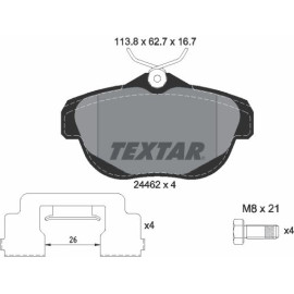 Bremsbelagsatz Citroen T. C6 2446201