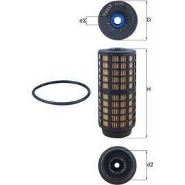 MAHLE Kraftstofffilter KX 399D MAHLE Kraftstofffilter KX 399D