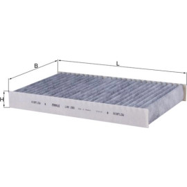 MAHLE Filter, Innenraumluft LAK 280