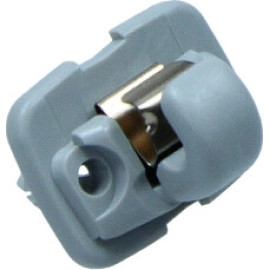 Original VAG Halter für Sonnenblende Audi A4 13- (Farbe: Silber Moon) 8W0857562AEP5
