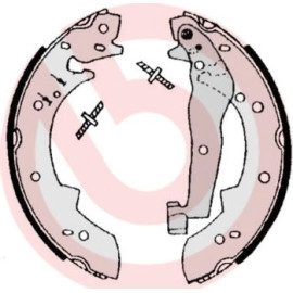 Bremsbackensatz HA S 06 504
