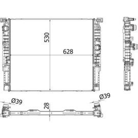 MAHLE Kühler, Motorkühlung CR 2196 000P