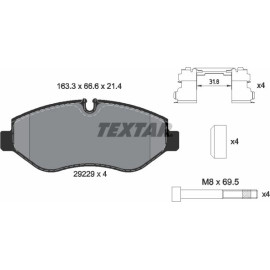 Bremsbelagsatz Iveco P. Daily 06-/11-/14 2922901